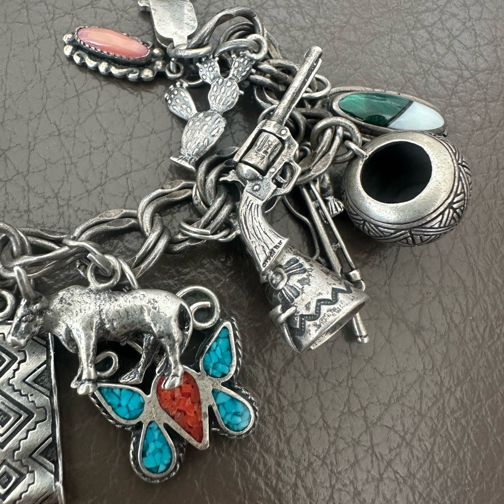 An Old Cowboy Charm Bracelet Treasure. 30%off!! - Picture 5 of 7